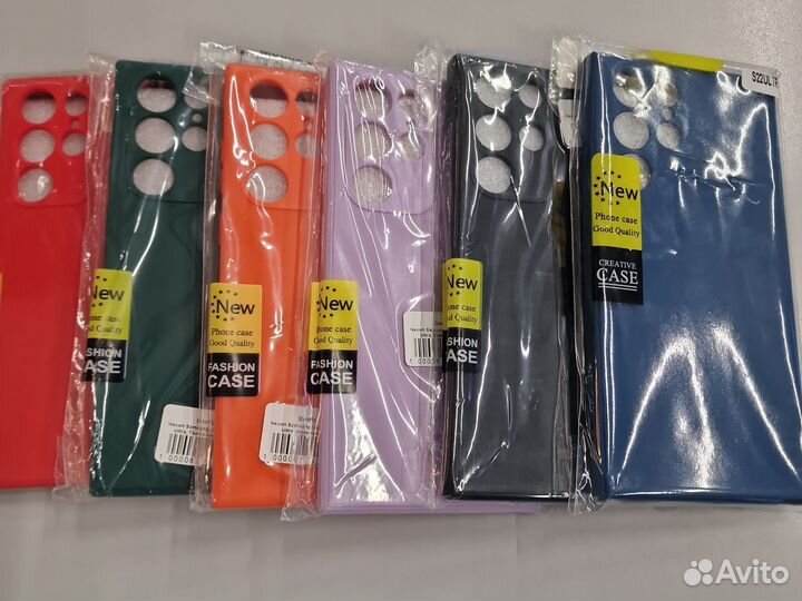 Чехол Silicone Cover Slim для Samsung s22 ultra