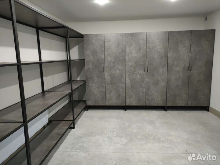 Стеллажи для прачечной. Шкафы в стиле лофт