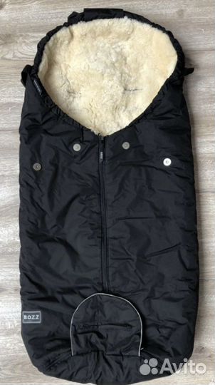 Конверт в коляску зимний натур. шкурка овчины bozz