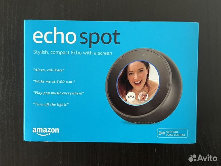 Amazon Echo Spot + Echo Dot - умные колонки