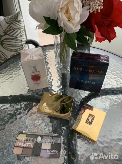 Палетки теней от YSL и Estee Lauder - оригинал