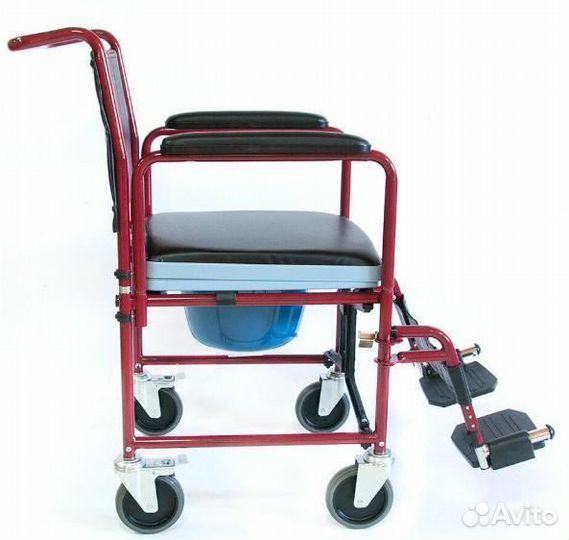 Кресло-каталка с санитарным устройством FS692-45
