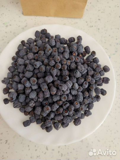 Ягоды черноплодной рябины сушёные, 100гр. в бумажн