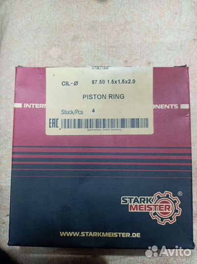 Кольца поршневые мазда cx7, MPV