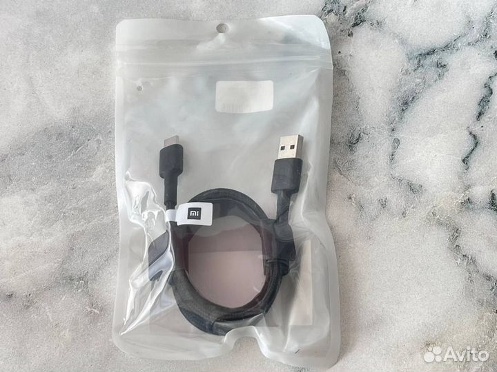 Дата-кабель USB Xiaomi Type-C, SJX10ZM, плетеный