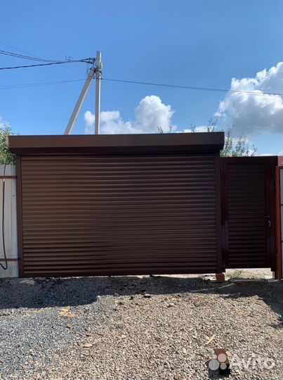 Рольставни на ворота (роллетные) на гараж