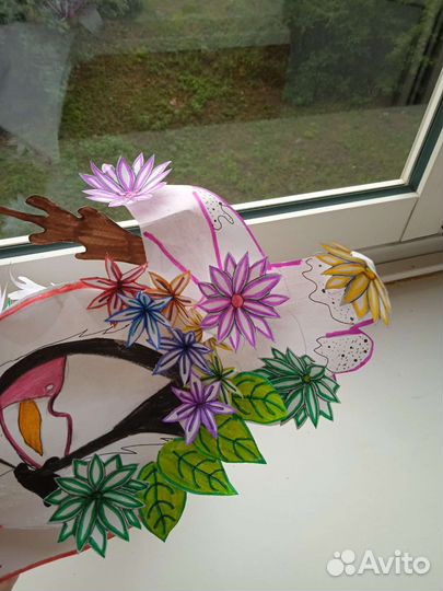 Бумажные драконы на руку