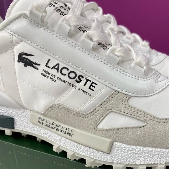 Кроссовки lacoste elite active sport белые