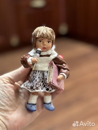 Ватная ёлочная игрушка