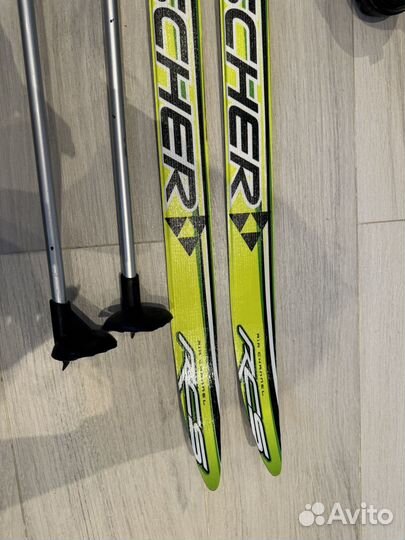 Лыжи беговые комплект fisher