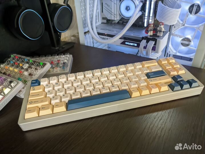 Xinmeng m71 алюминиевая клавиатура механическая