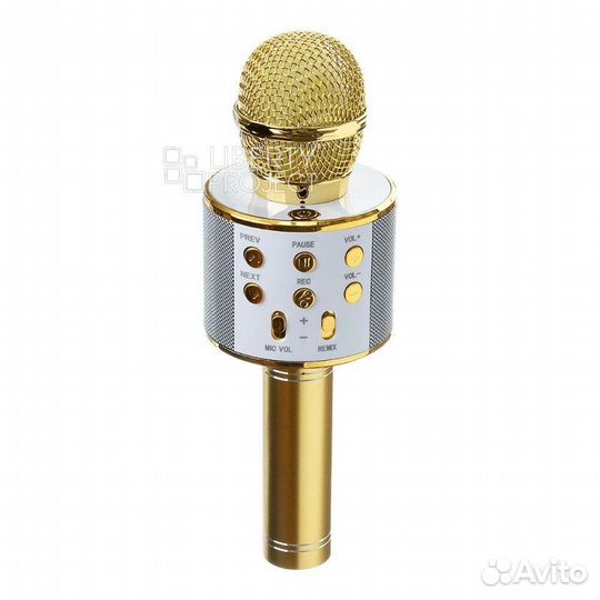 Караоке микрофон-колонка wster WS-858 Bluetooth