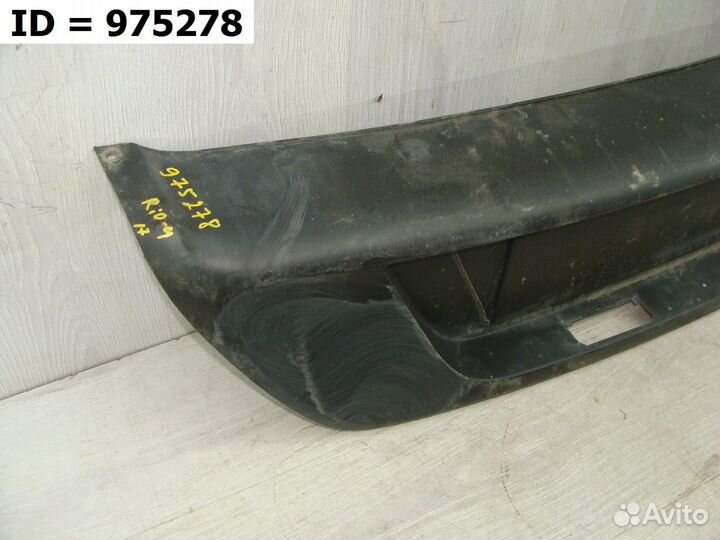 Накладка заднего бампера Kia Rio