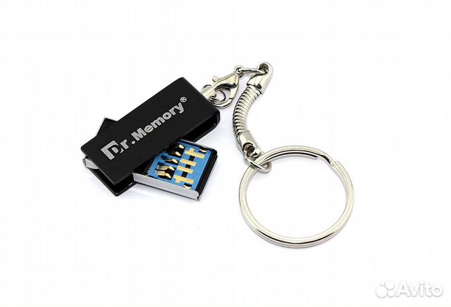 Флешка USB Dr. Memory 005 32Гб, USB 3.0, серебро