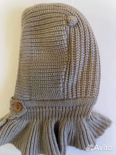 Шапка шлем зимняя Touckan 3-6 месяцев