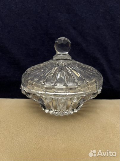 Хрустальная икорница