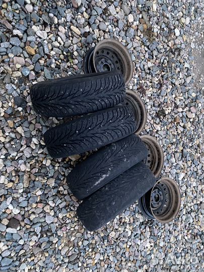 Штампованные диски r14 Nissan Almera