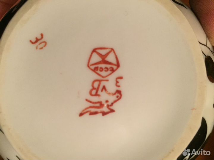 Чайно-кофейный сервиз 12 перс СССР. Новый,фарфор