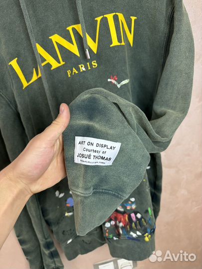 Худи Gallery Dept x Lanvin Paint Splatter оригинал