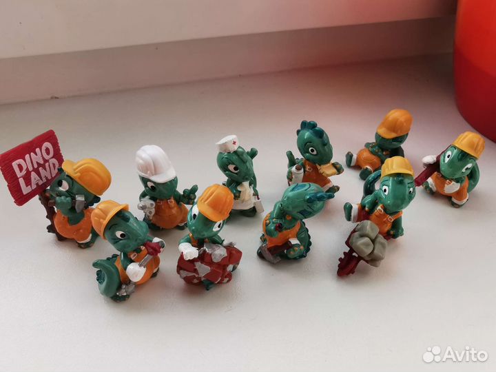 Динозавры строители Киндер серия 90х годов