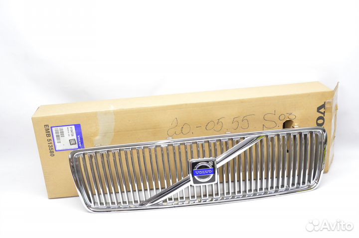 Решетка радиатора volvo, для S80(99г-03г)