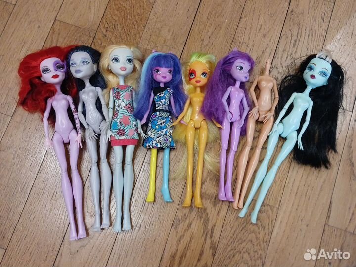 Куклы monster high и my little pony