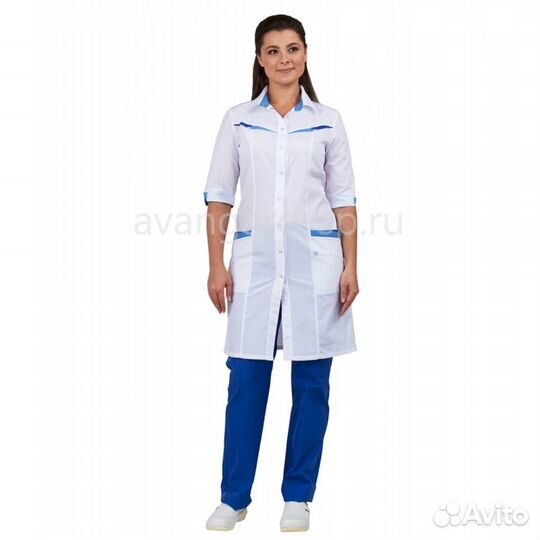 Халат рабочий медицинский Аврора