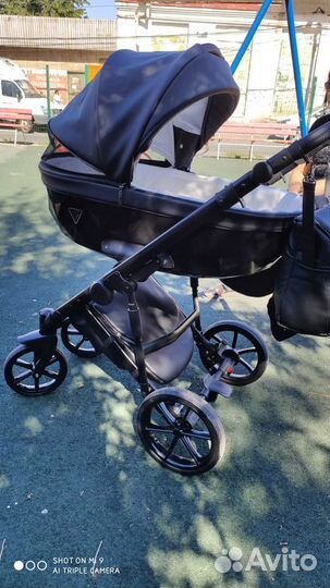 Детские коляски 2 в 1 эко кожа
