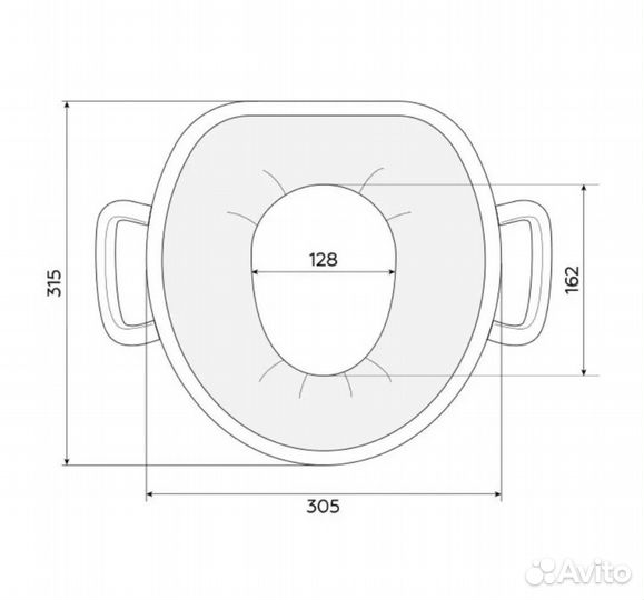 Накладка на унитаз детская