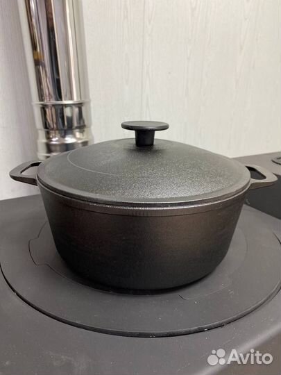 Кастрюля чугунная с крышкой 3л «гардарика»