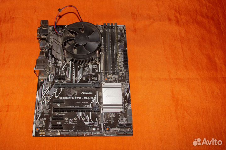 Комплект материнская плата H270-plus, G3930, 8 Гб