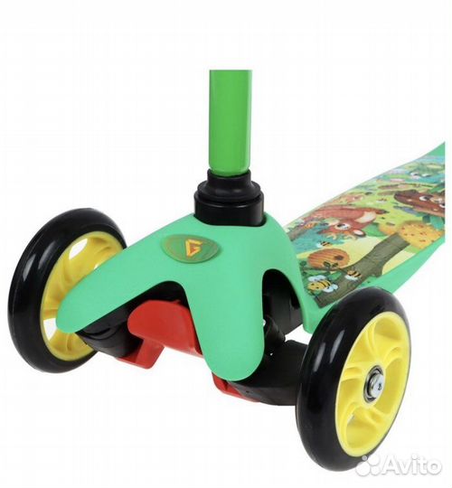 Самокат детский трехколесный graffiti В лесу