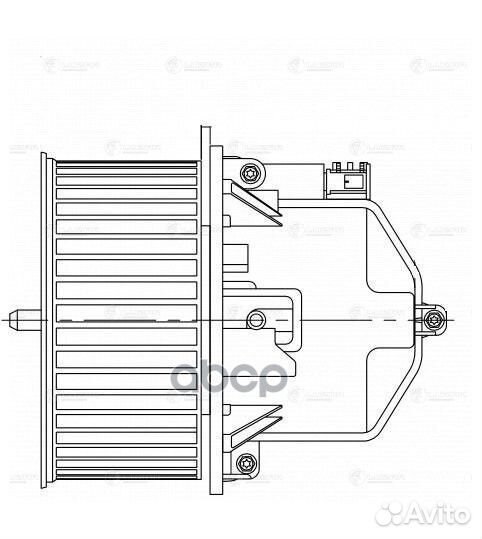 Мотор печки land rover freelander II (06) /volv