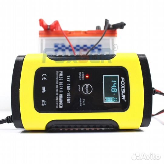 Автомобильное зарядное устройство Акб 12V