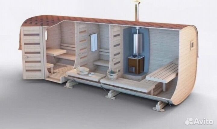 Бани-бочки квадро с доставкой