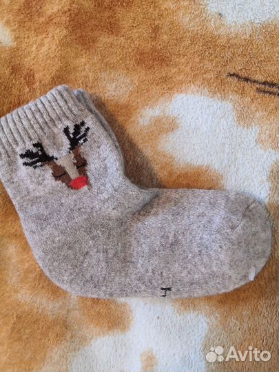Носки теплые детские шерстяные як
