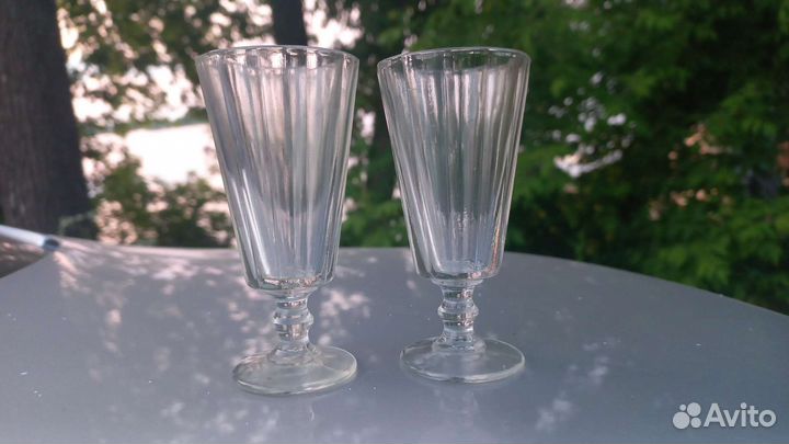 Рюмки лафитники хрустальные