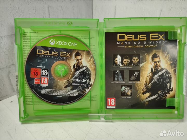 Диск для Xbox One Deus Ex: Mankind Divided