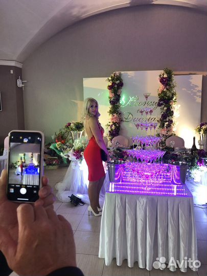 V.I.P. Пирамида шампанского,пирамида из бокалов