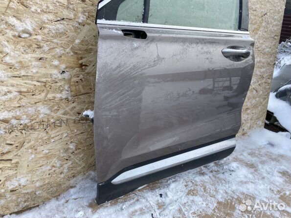 Дверь передняя левая Hyundai santa fe 4