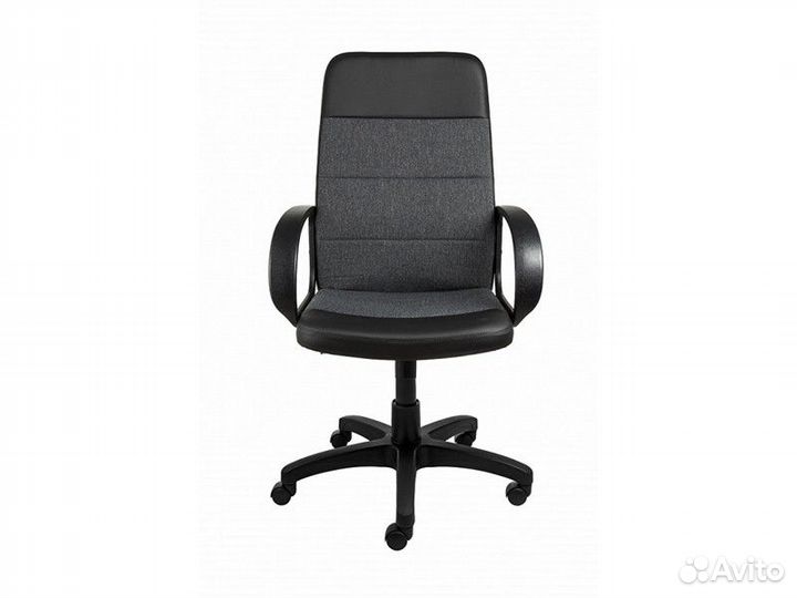 Кресло AV 112 PL 727 ткань 415 серая/кз 311 черны