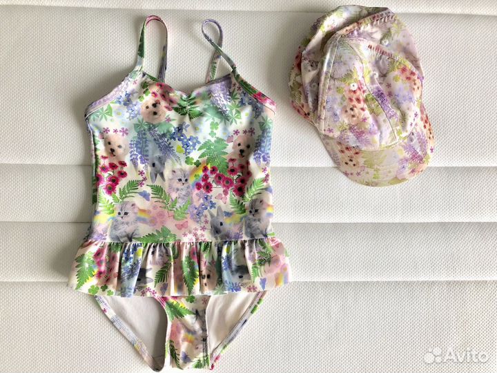 Купальник плюс кепка HM на 2-3 г