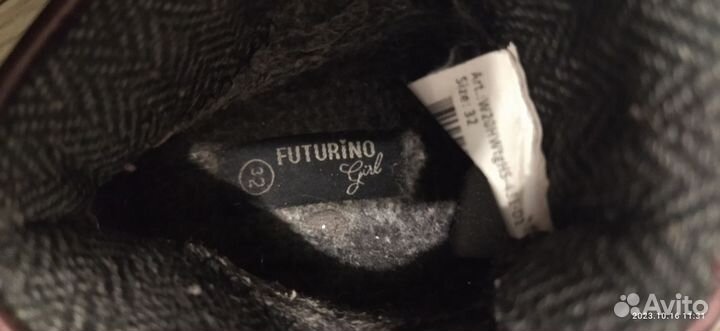 Ботинки для девочки 32 размер