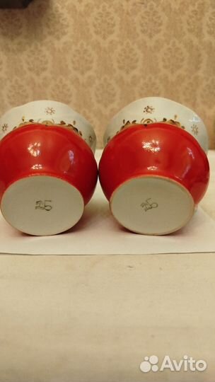 Чайные чашки СССР новые