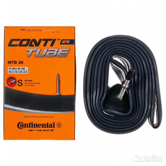 Камера 26x1.75-2.5 Continental MTB Presta-42mm