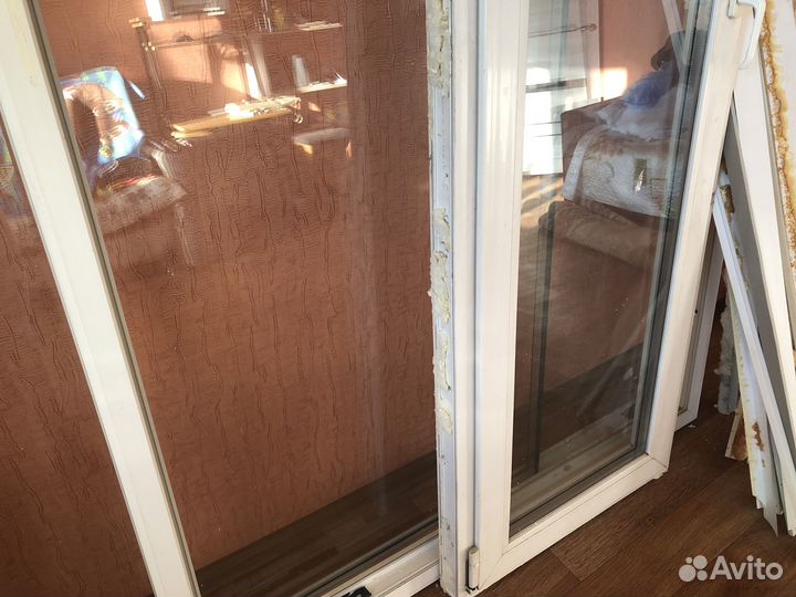 Окна пластиковые бу и балконные двери