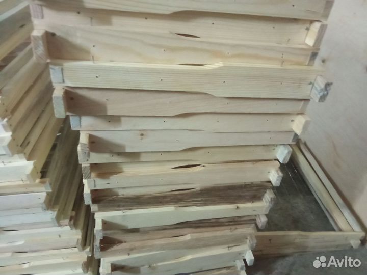 Рамки с вощиной, рамки в сборке для пчёл