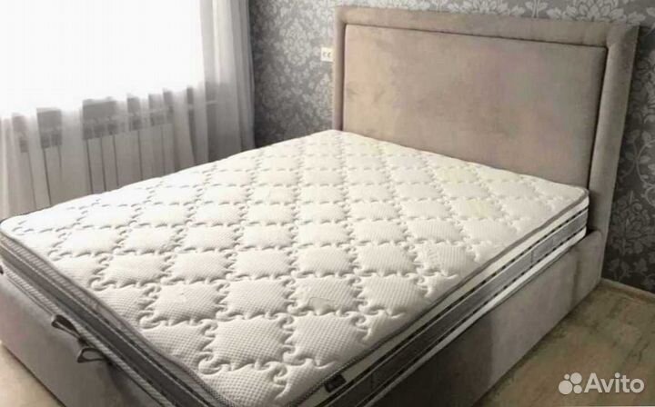 Матрас двуспальный анатомический жесткий