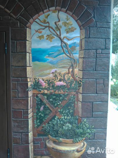 Роспись в интерьере