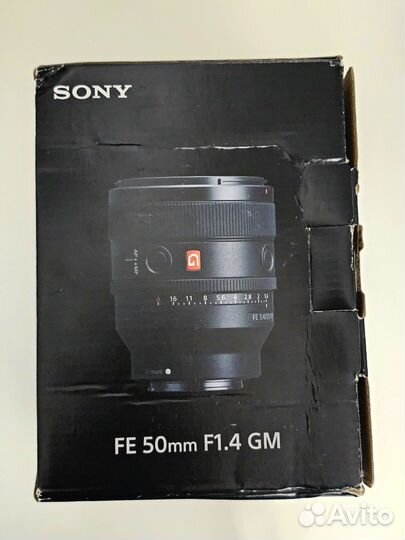 Объектив Sony FE 50 mm F 1.4 GM (SEL50F14GM)